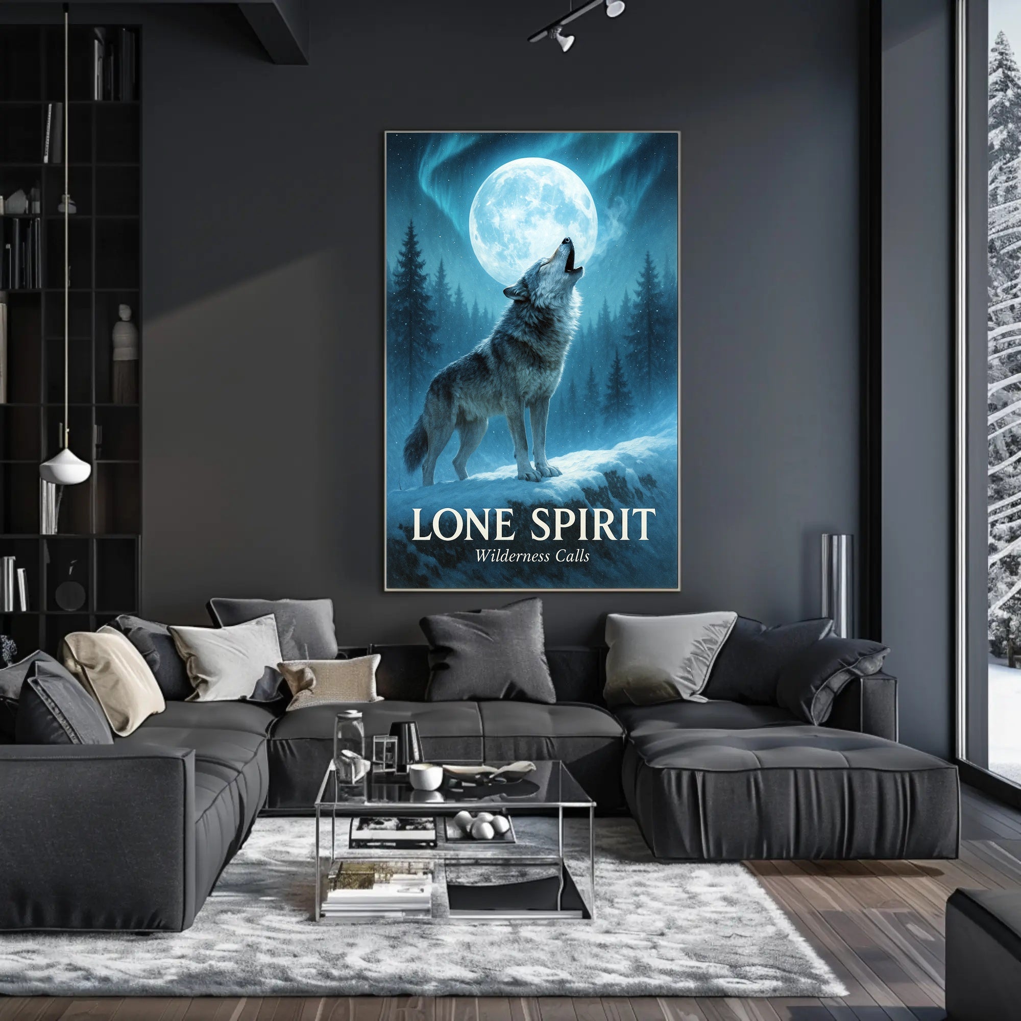 Lone Spirit Wilderness Calls Poster PosterGoat