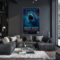 Great White Apex of the Abyss Poster