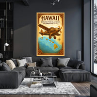 Steampunk Hawaii Adventure Poster PosterGoat