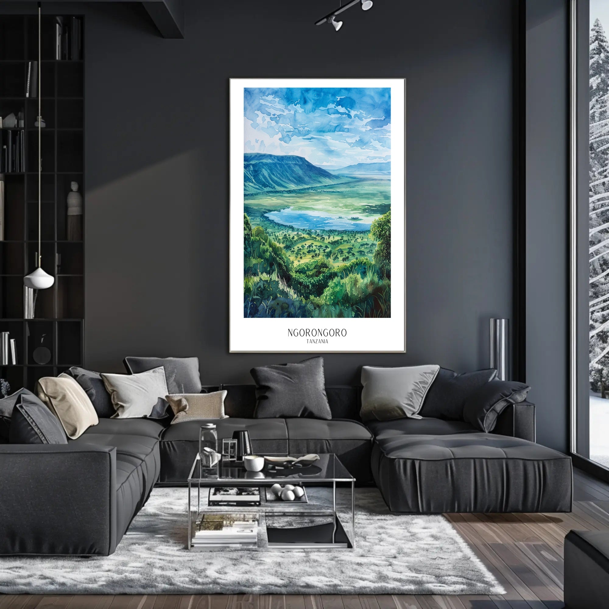 Ngorongoro Crater Poster PosterGoat