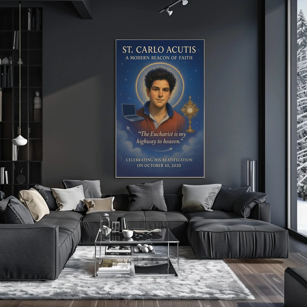 St. Carlo Acutis A Modern Beacon of Faith Poster
