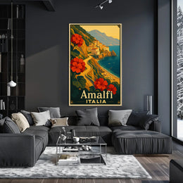 Amalfi Coast Italia Poster