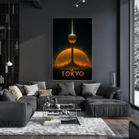 Futuristic Tokyo Poster