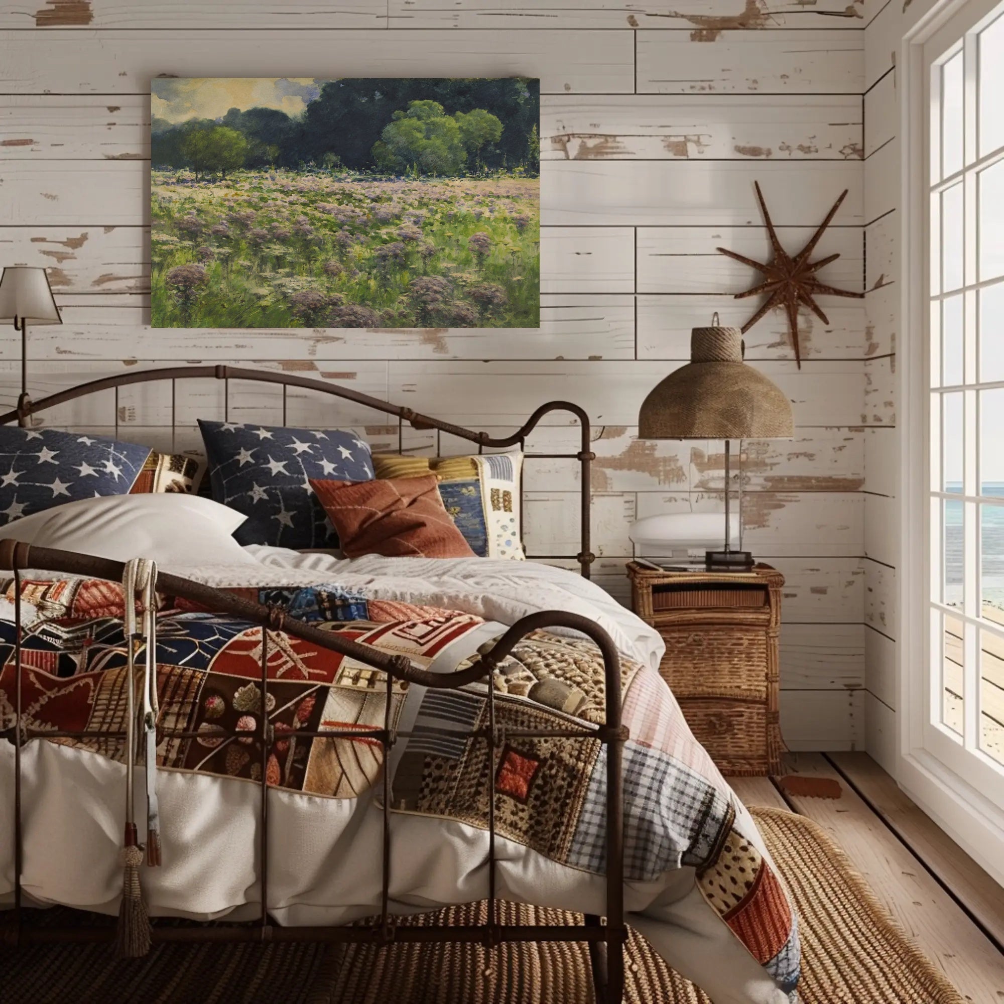 Tranquil Meadow Landscape Poster