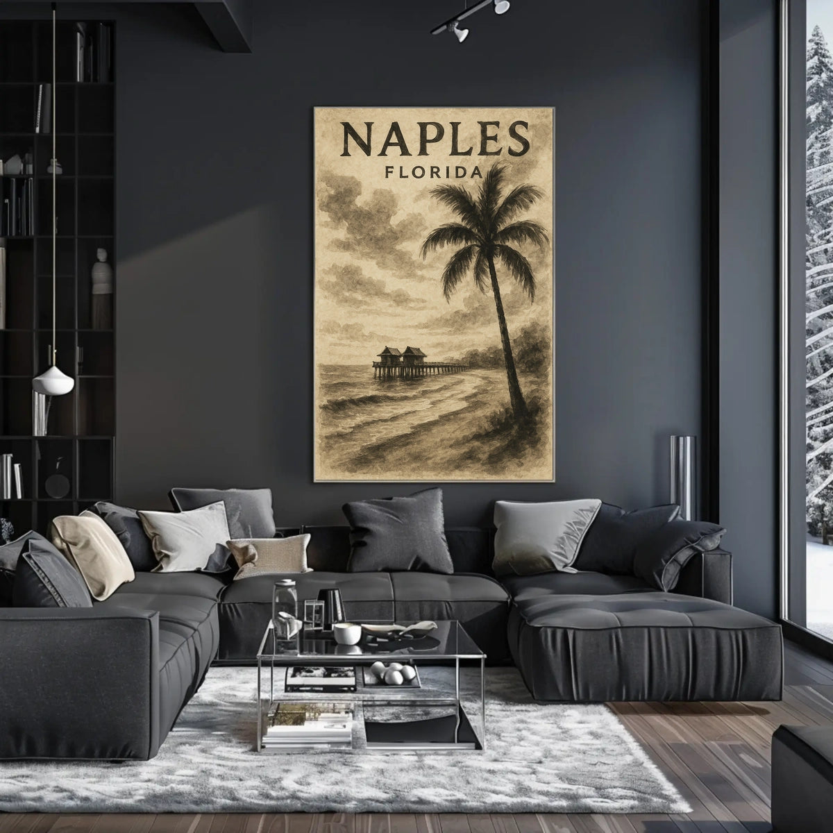 Naples Florida Serene Coastal Escape Poster Wall Art