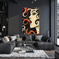 Serpentine Elegance Art Print Poster for Home Decor and Wanderlust Lovers PosterGoat