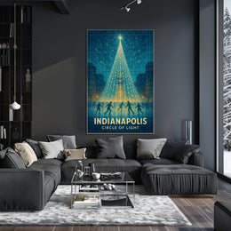 Indianapolis Circle Of Light Poster