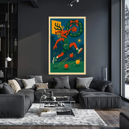 Holiday Hoops Poster