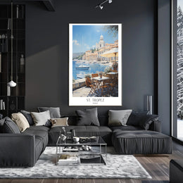 Serene St. Tropez Poster PosterGoat