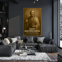 Saint Bartholomew Apostle And Patron Poster