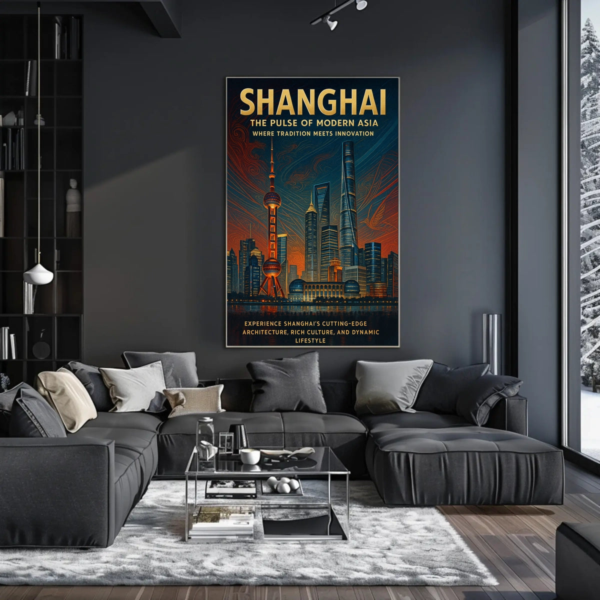 Shanghai The Pulse Of Modern Asia Poster