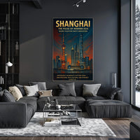 Shanghai The Pulse Of Modern Asia Poster