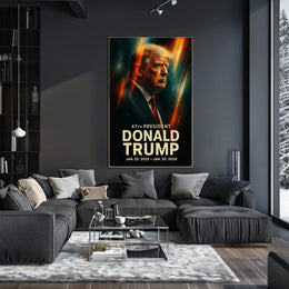 Trump Patriotism Leadership Expressionism Poster