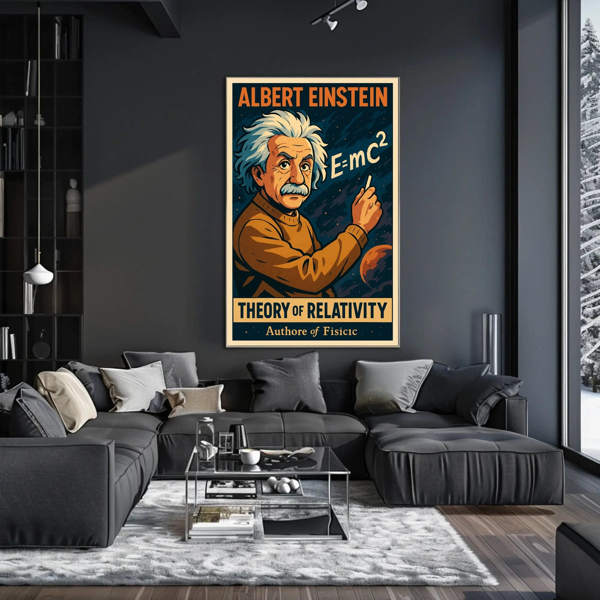 Albert Einstein Theory Of Relativity Poster