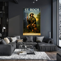 St. Roch The Patron Saint of Healing Poster PosterGoat