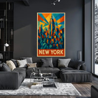 New York Skyline Art Poster