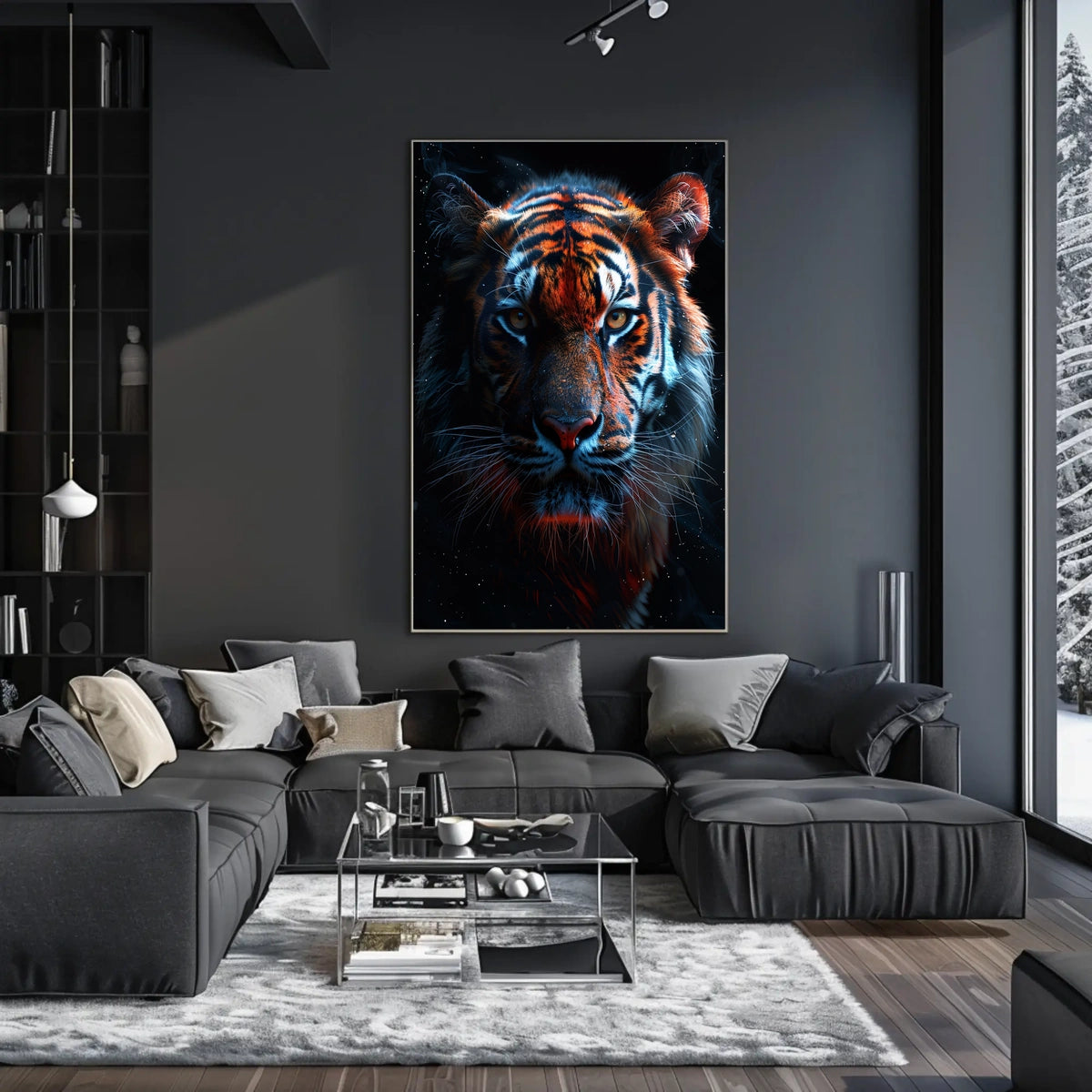 Majestic Tiger Portrait Poster