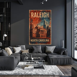 Raleigh, North Carolina Poster