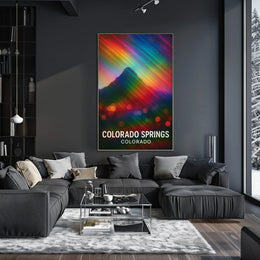 Colorado Springs Vivid Landscape Poster