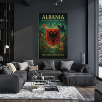Albania's Legend: The Land of Eagles Heritage Poster