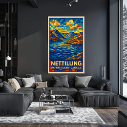 Nettilling Baffin Island, Canada Poster
