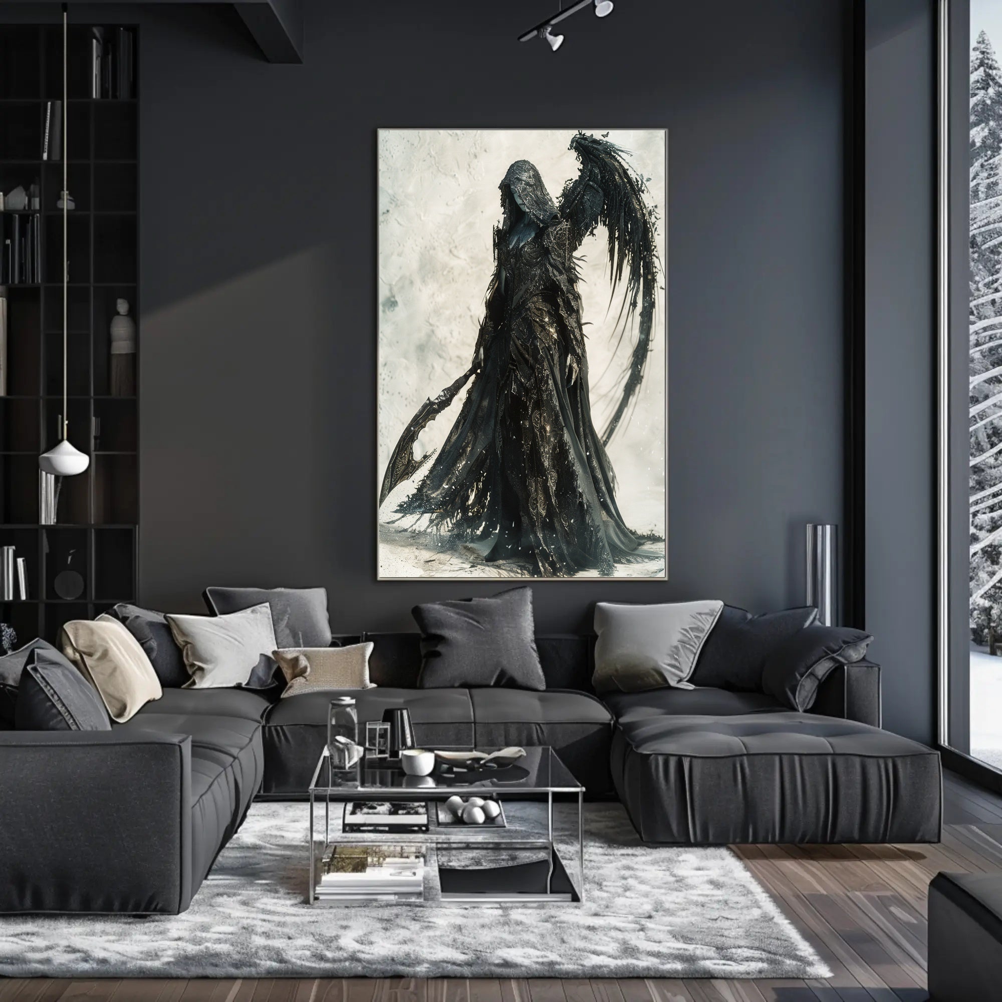 Dark Mythical Figure Fantasy or Mythology Poster PosterGoat