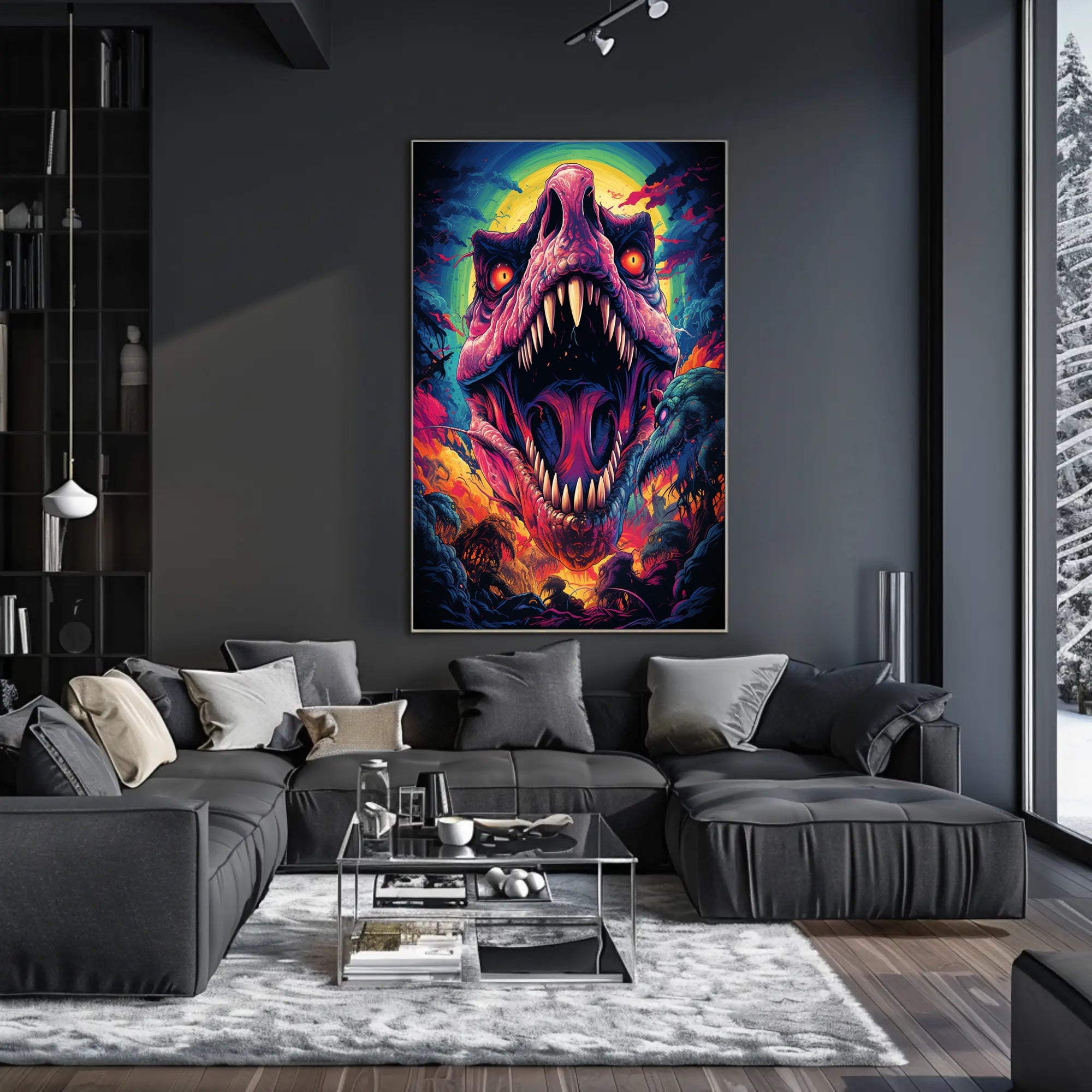 The Roaring Beast Poster PosterGoat