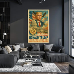 Donald Trump Visionary Change Pop Art Patriotic Poster