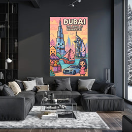 Dubai The Jewel of Emirates Poster