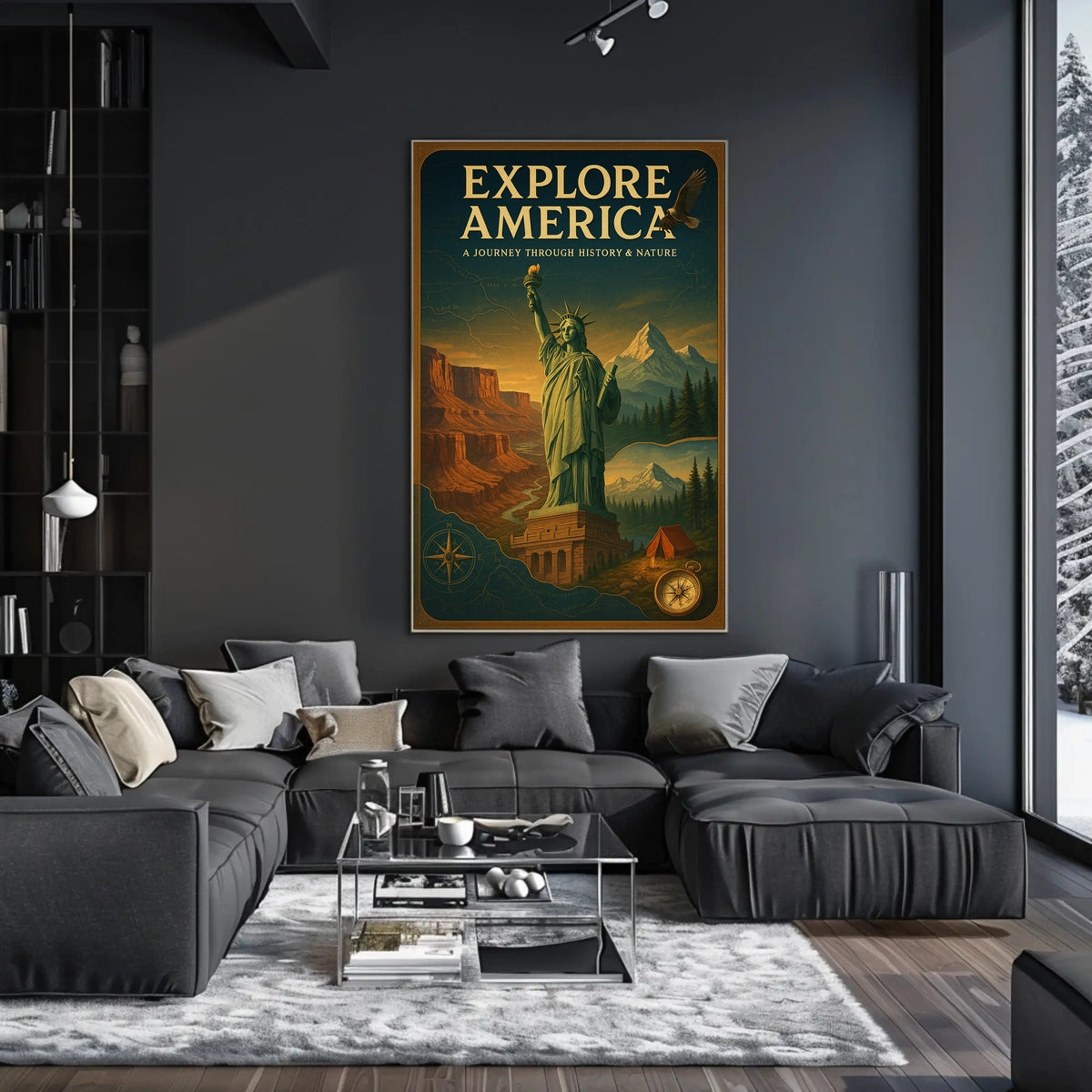 Explore America Poster
