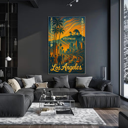 Los Angeles Dreamscape Poster PosterGoat