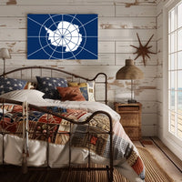 Antarctica Flag Poster