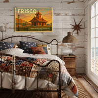 Frisco Railway Station Travel Poster Print