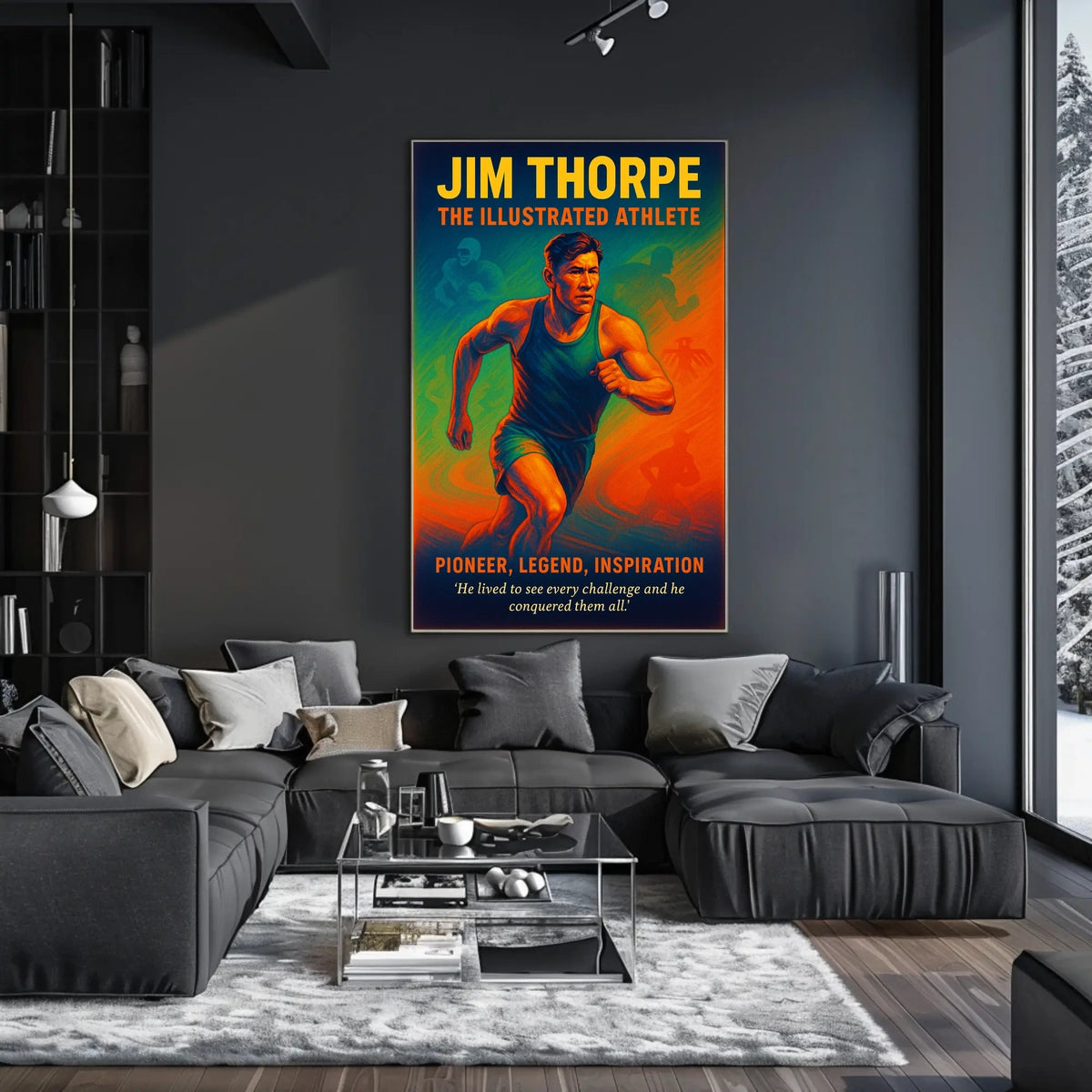 Jim Thorpe Legendary Athlete Jim Thorpe Poster