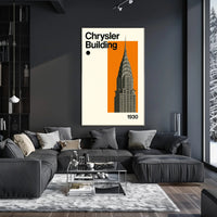 Chrysler Building Art Deco Skyscraper Poster - Cultural or Heritage Poster