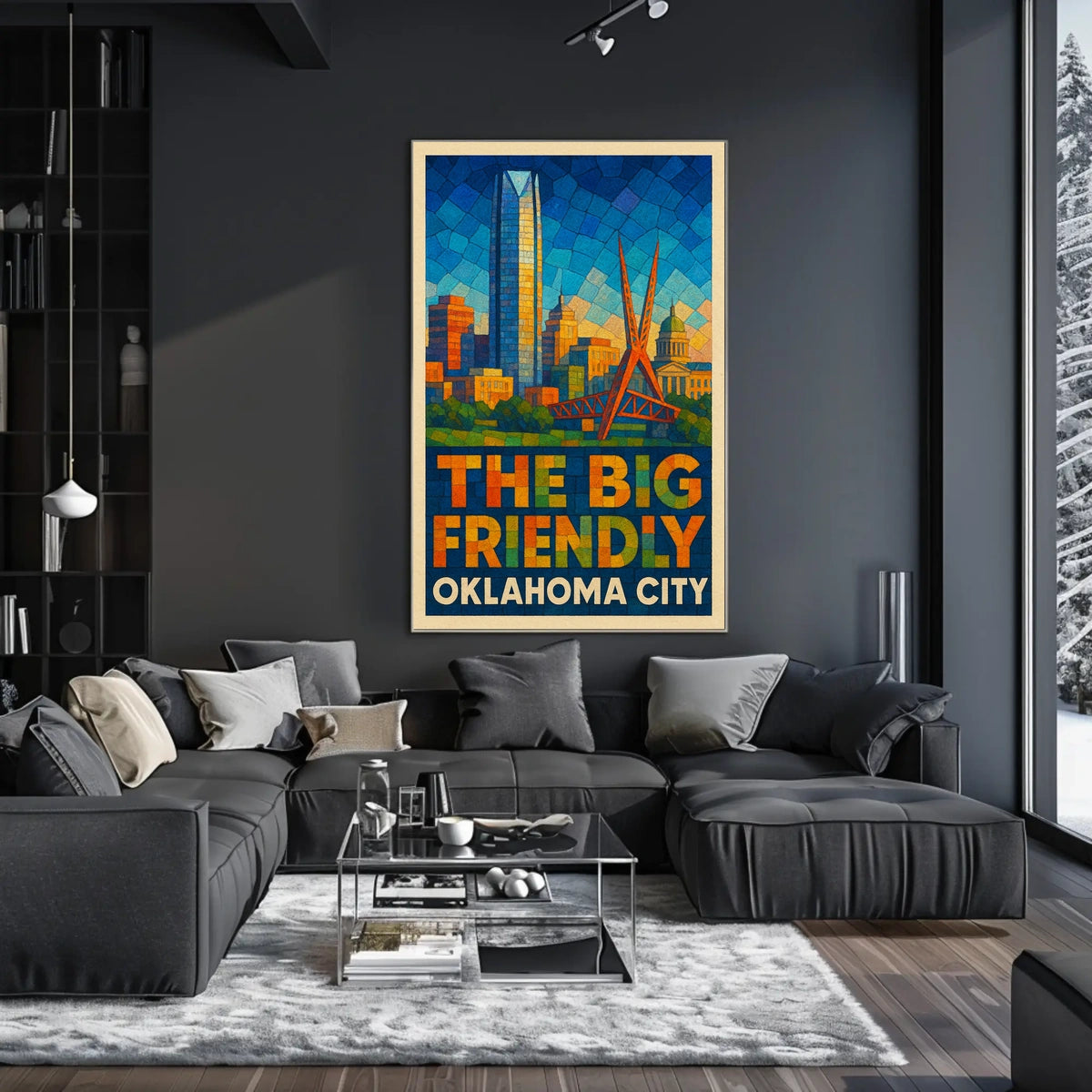 The Big Friendly Oklahoma City Poster