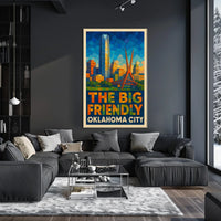 The Big Friendly Oklahoma City Poster