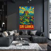 Sri Lanka Vibrant Landscape Poster