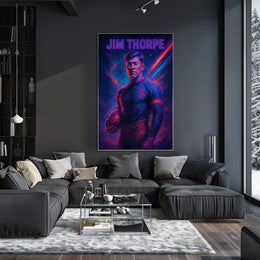 Jim Thorpe Legendary Athlete Poster