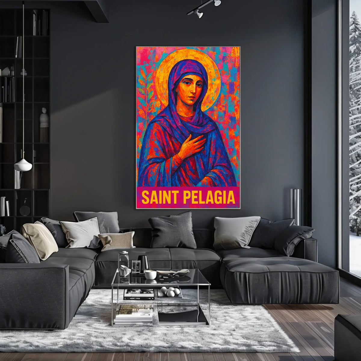Saint Pelagia Poster