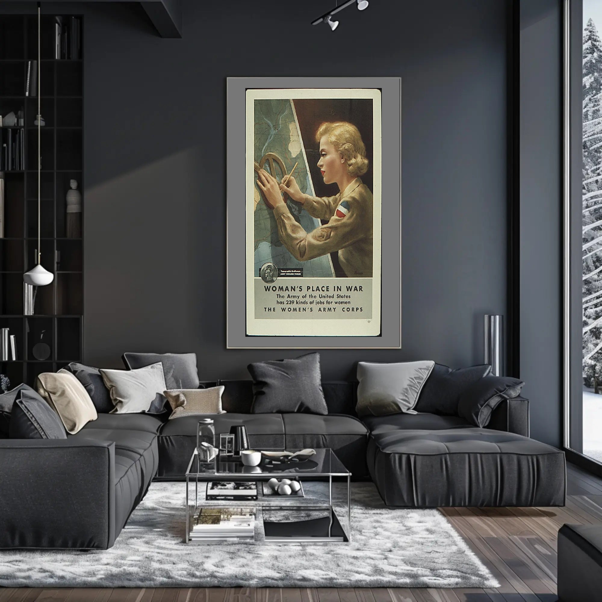 Woman's Place in War Poster PosterGoat