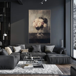 Elegant Floral Still Life Poster