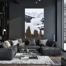 Breathtaking Mountain Landscape Photorealism National Park Poster