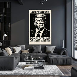 Donald Trump 47th President Poster