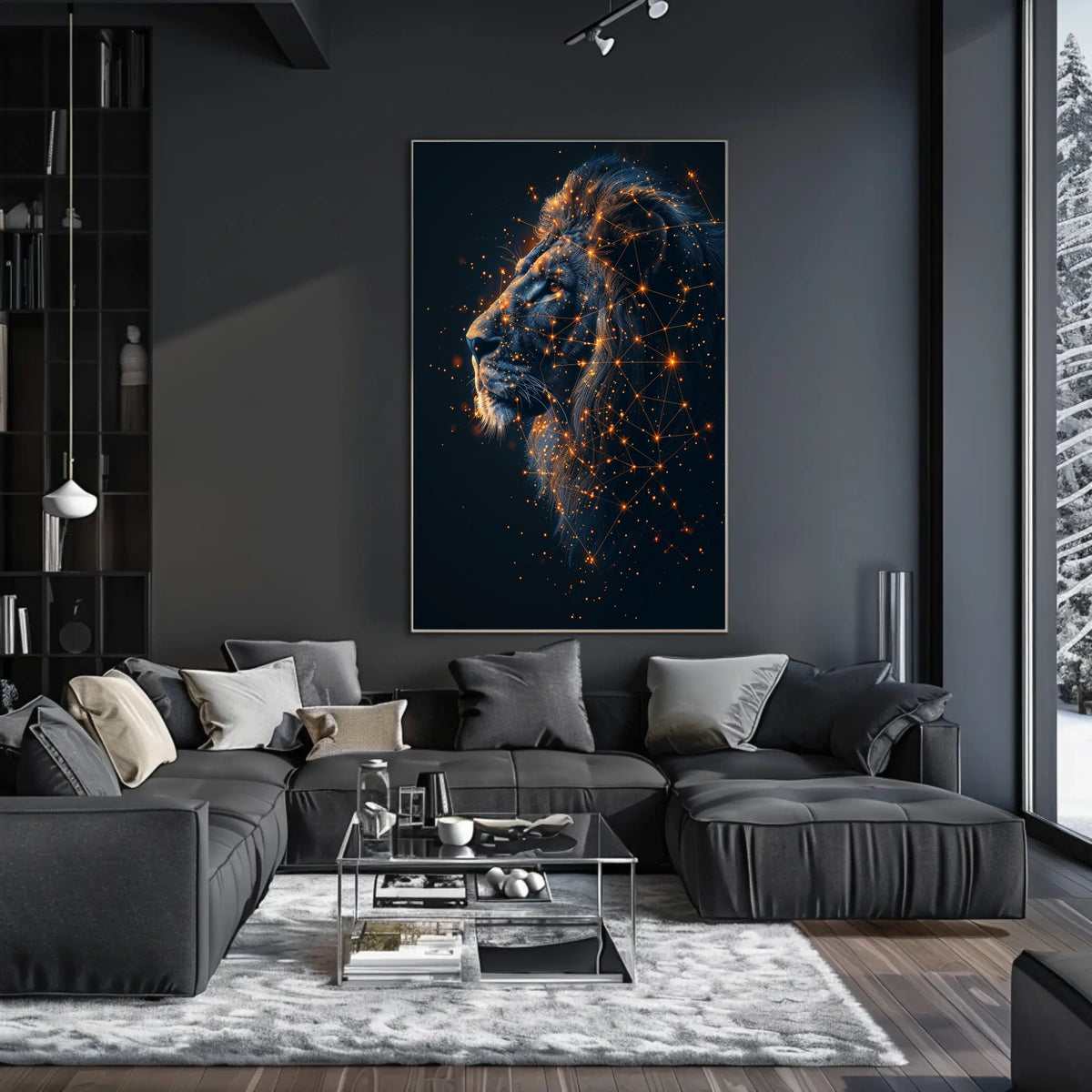 Celestial Lion Poster