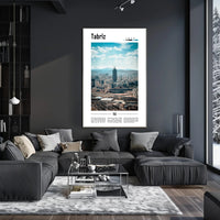 Tabriz Cityscape Urban Modernity Travel Poster PosterGoat