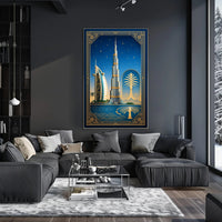 Architectural Wonders of Dubai Poster