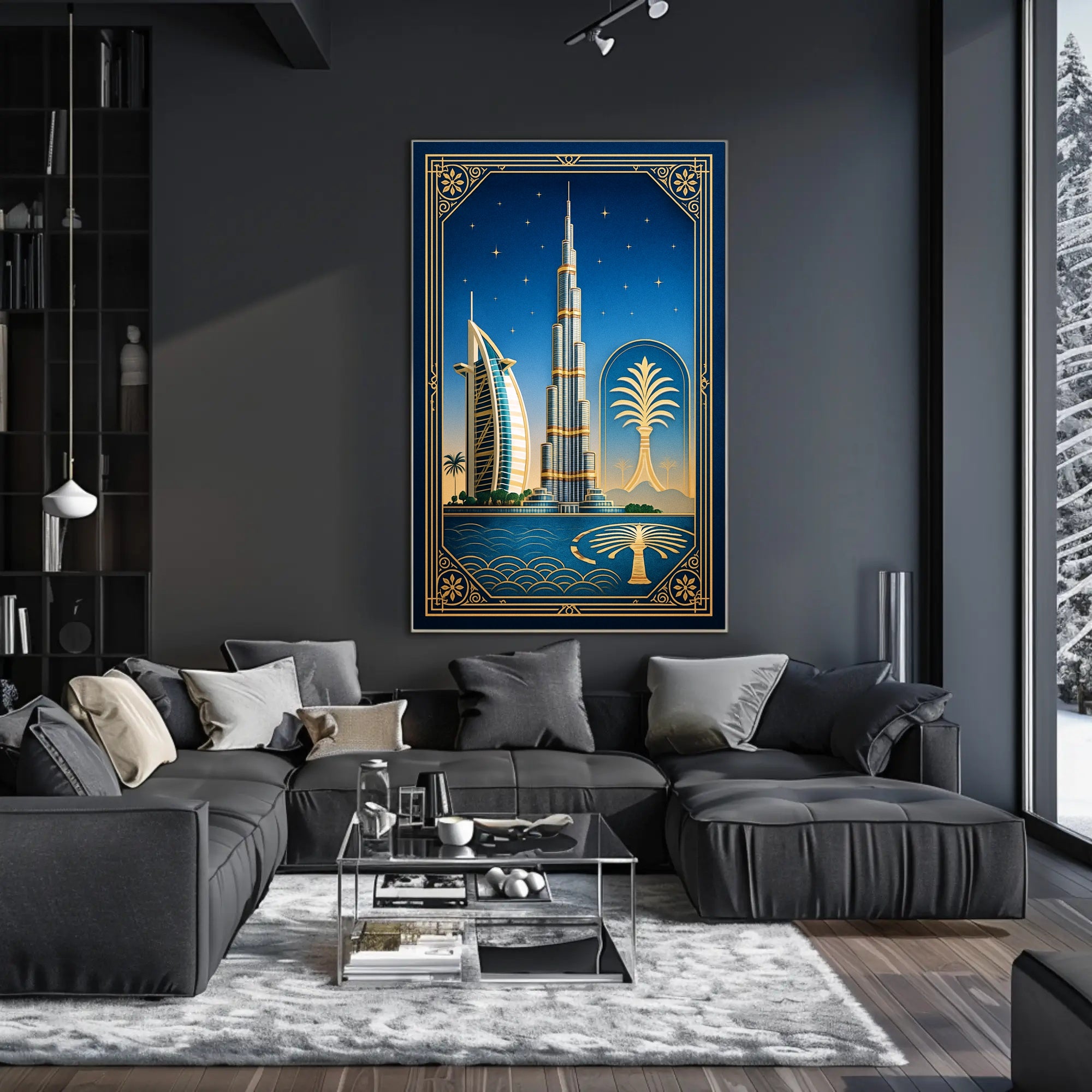 Architectural Wonders of Dubai Poster