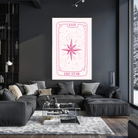 The Star Tarot Card Minimalist Artwork - Abstract Poster PosterGoat