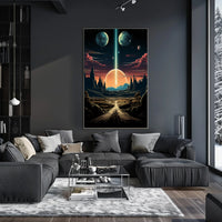 Cosmic Landscape Poster